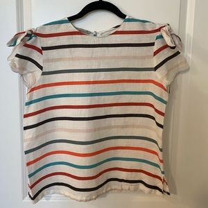 Zara Multi Colored Striped Shirt